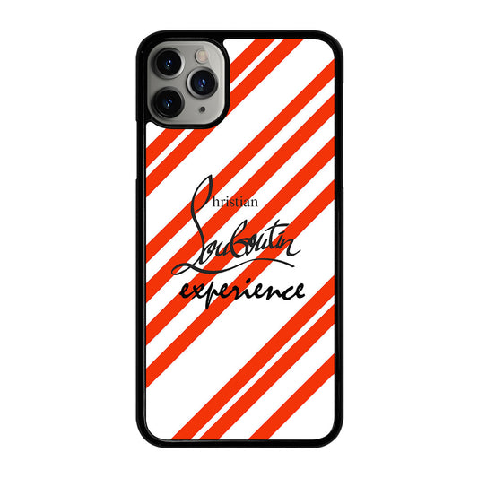LOUBOUTIN LOGO STRIPE iPhone 11 Pro Max Case Cover