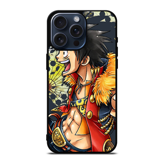LUFFY ONE PIECE ART iPhone 15 Pro Max Case Cover