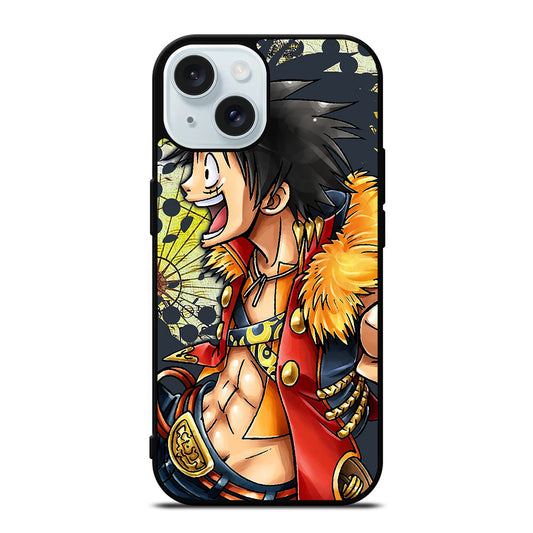 LUFFY ONE PIECE ART iPhone 15 Case Cover
