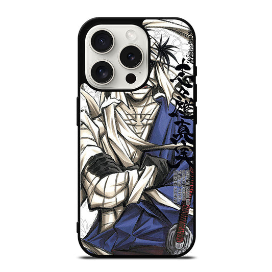 MAKOTO SAMURAI X RUROUNI KENSHIN ART iPhone 15 Pro Case Cover