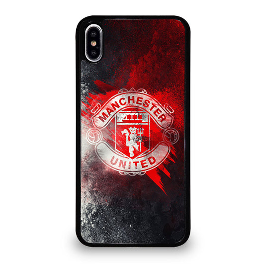 MANCHESTER UNITED SOCCER LOGO 3 iPhone XS Max Case Cover