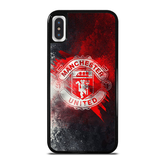 MANCHESTER UNITED SOCCER LOGO 3 iPhone X / XS Case Cover