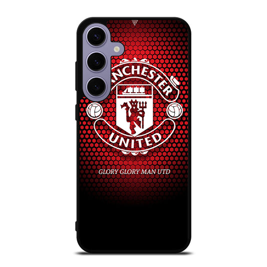 MANCHESTER UNITED SOCCER LOGO 1 Samsung Galaxy S24 Plus Case Cover