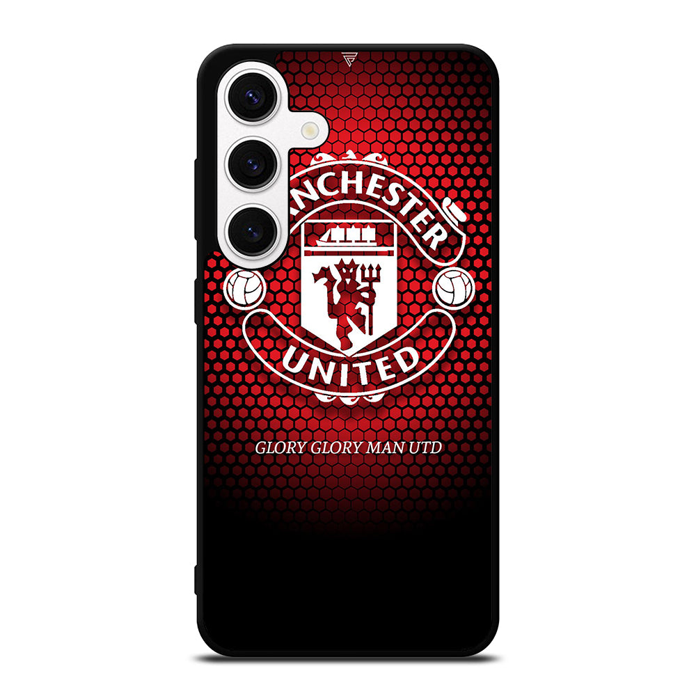 MANCHESTER UNITED SOCCER LOGO 1 Samsung Galaxy S24 Case Cover