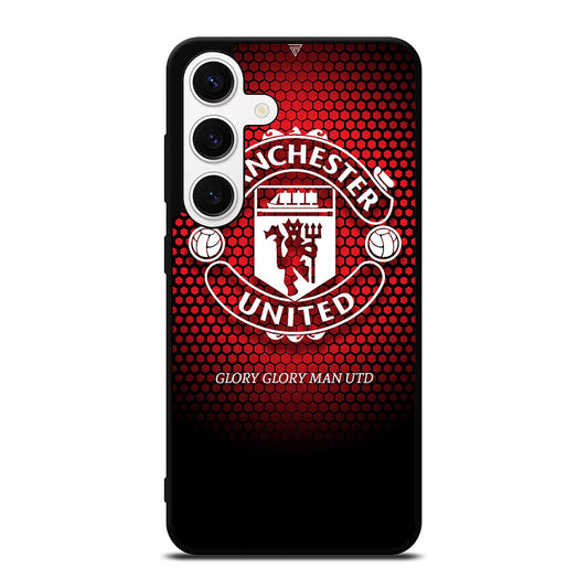 MANCHESTER UNITED SOCCER LOGO 1 Samsung Galaxy S24 Case Cover