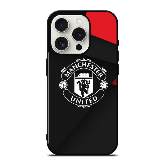 MANCHESTER UNITED SOCCER LOGO 2 iPhone 15 Pro Case Cover