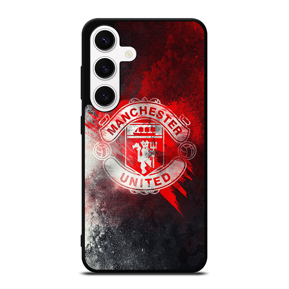 MANCHESTER UNITED SOCCER LOGO 3 Samsung Galaxy S24 Case Cover
