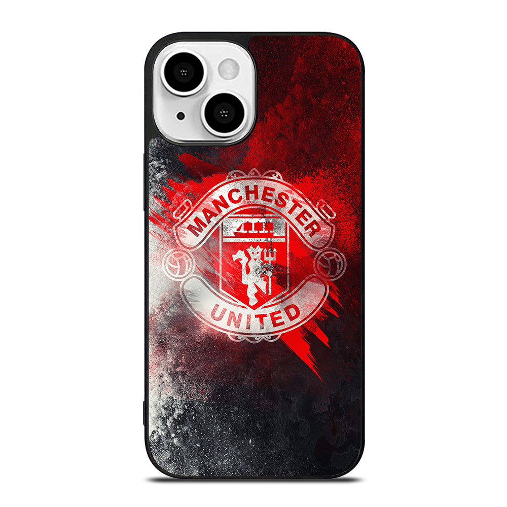 MANCHESTER UNITED SOCCER LOGO 3 iPhone 13 Mini Case Cover
