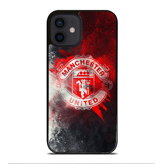 MANCHESTER UNITED SOCCER LOGO 3 iPhone 12 Mini Case Cover
