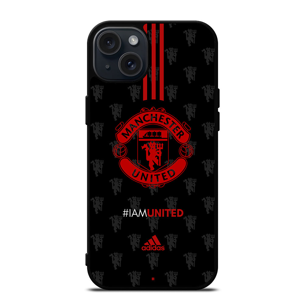 MANCHESTER UNITED SOCCER LOGO 4 iPhone 15 Plus Case Cover