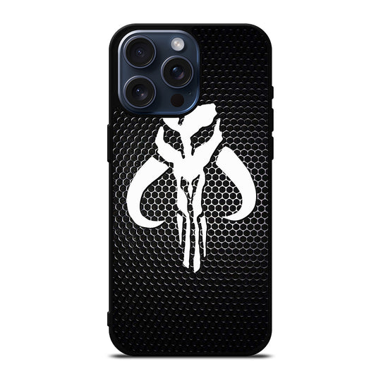 MANDALORIAN METAL LOGO iPhone 15 Pro Max Case Cover