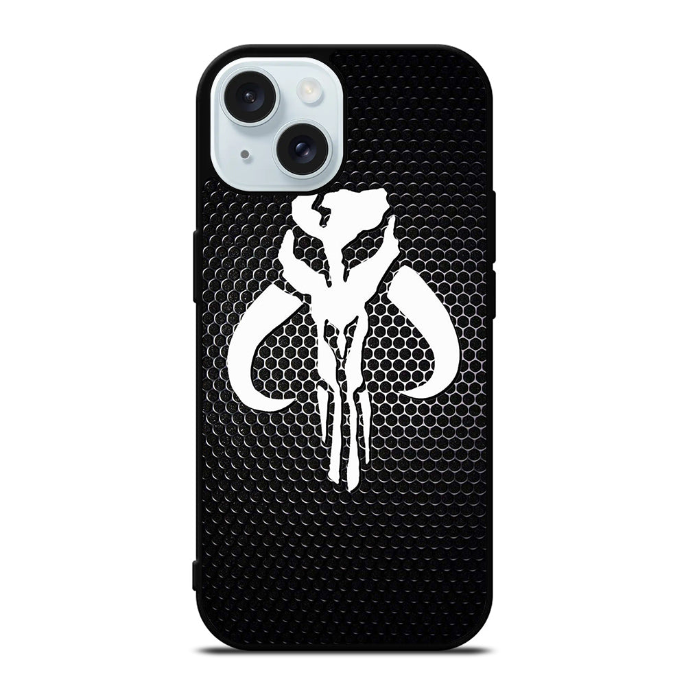 MANDALORIAN METAL LOGO iPhone 15 Case Cover