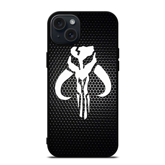 MANDALORIAN METAL LOGO iPhone 15 Plus Case Cover