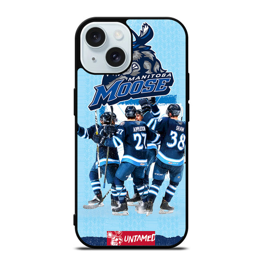 MANITOBA MOOSE NHL LOGO 2 iPhone 15 Case Cover