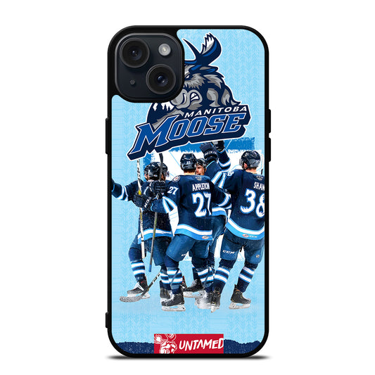 MANITOBA MOOSE NHL LOGO 2 iPhone 15 Plus Case Cover