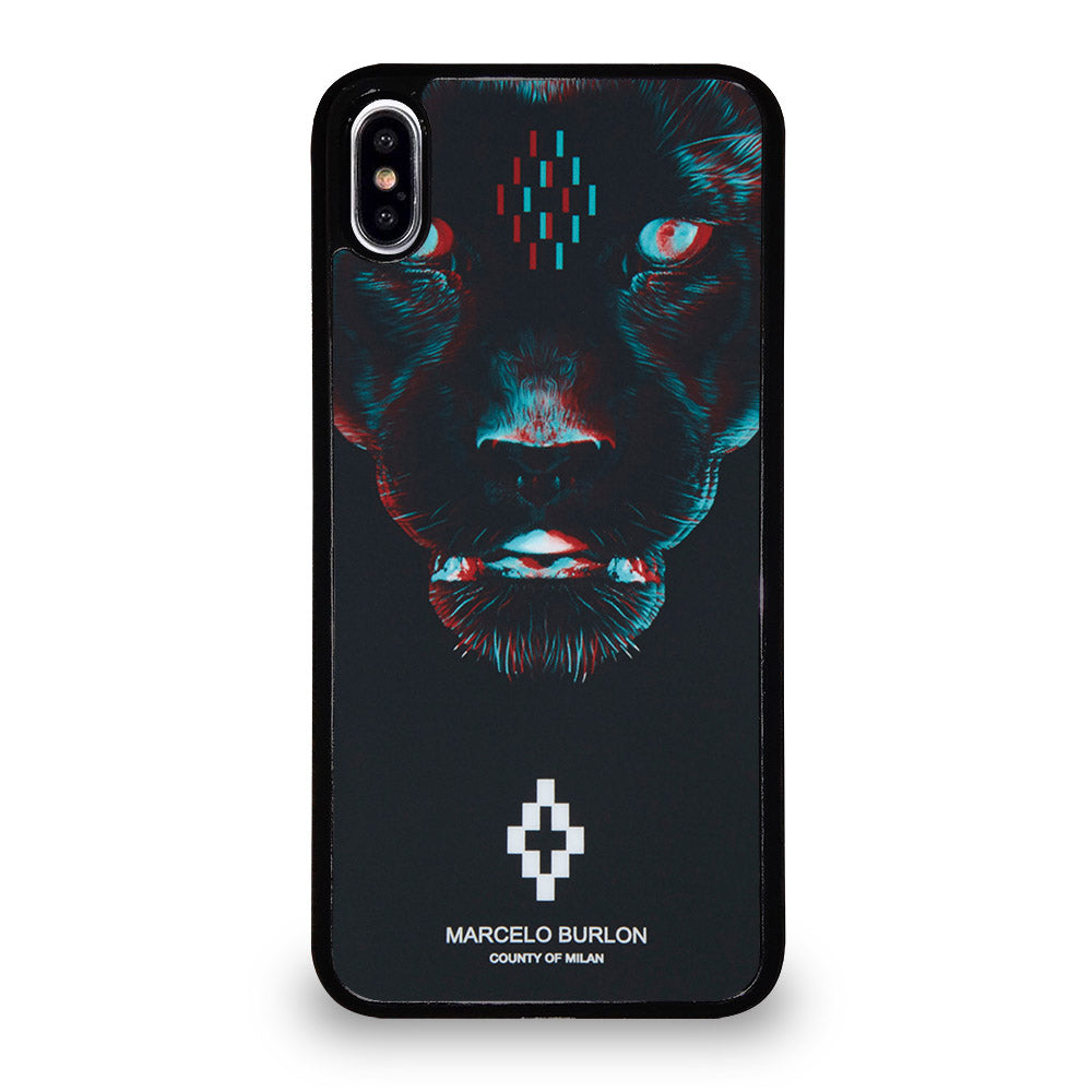 MARCELO BURLON BLACK PANTHER iPhone XS Max Case Cover