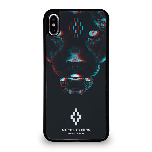 MARCELO BURLON BLACK PANTHER iPhone XS Max Case Cover