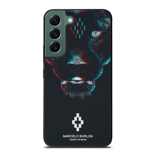 MARCELO BURLON BLACK PANTHER Samsung Galaxy S22 Case Cover