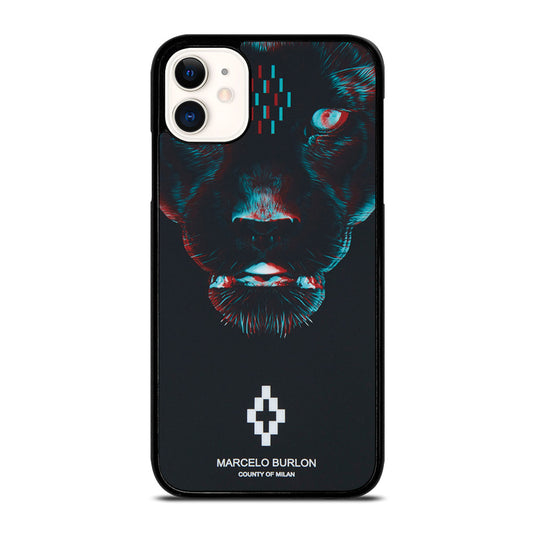 MARCELO BURLON BLACK PANTHER iPhone 11 Case Cover