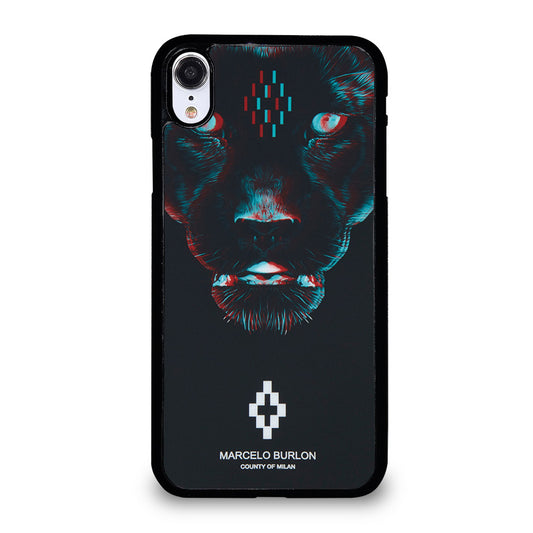 MARCELO BURLON BLACK PANTHER iPhone XR Case Cover