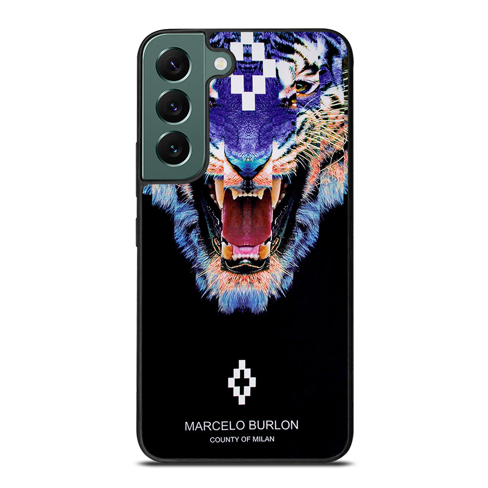 MARCELO BURLON BLUE LION Samsung Galaxy S22 Case Cover