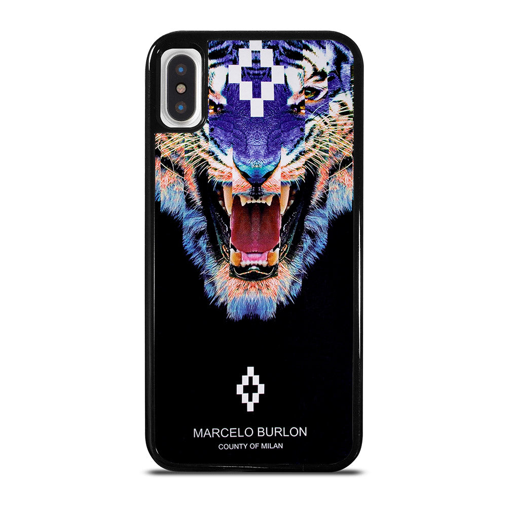 MARCELO BURLON BLUE LION iPhone X / XS Case Cover