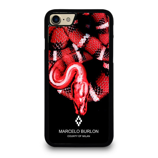 MARCELO BURLON SNAKE RED iPhone 7 / 8 Case Cover