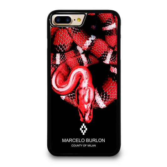 MARCELO BURLON SNAKE RED iPhone 7 / 8 Plus Case Cover