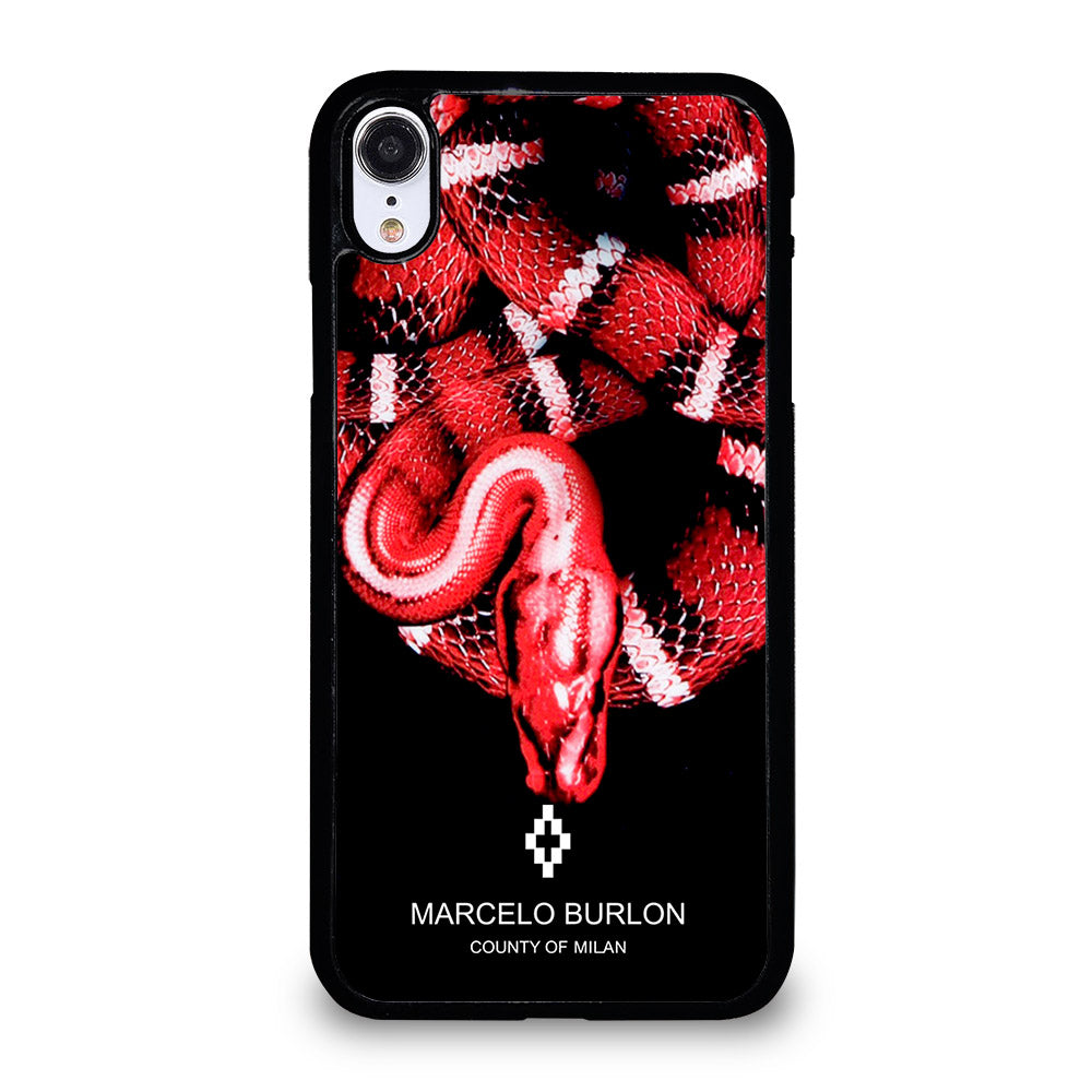 MARCELO BURLON SNAKE RED iPhone XR Case Cover