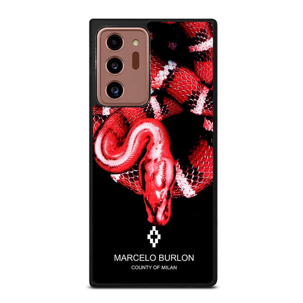 MARCELO BURLON SNAKE RED Samsung Galaxy Note 20 Ultra Case Cover