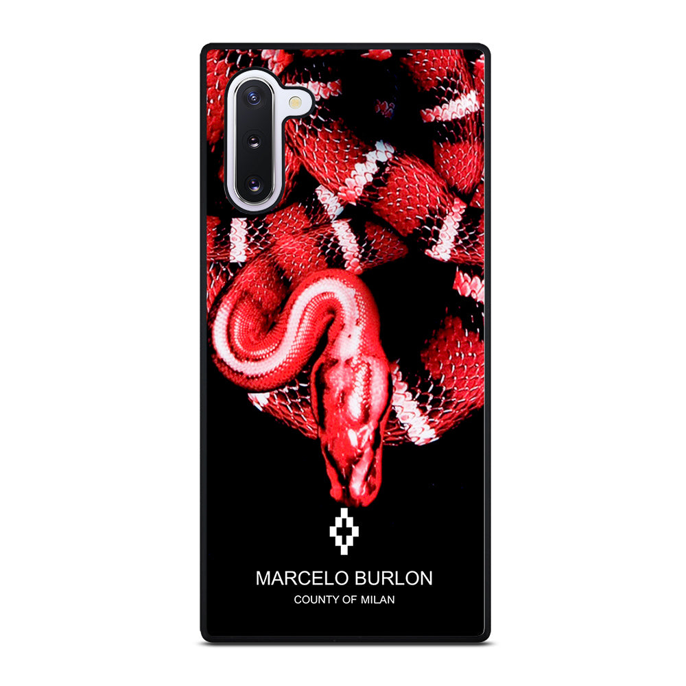 MARCELO BURLON SNAKE RED Samsung Galaxy Note 10 Case Cover