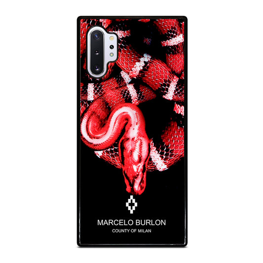 MARCELO BURLON SNAKE RED Samsung Galaxy Note 10 Plus Case Cover