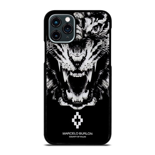 MARCELO BURLON WHITE LION iPhone 11 Pro Case Cover