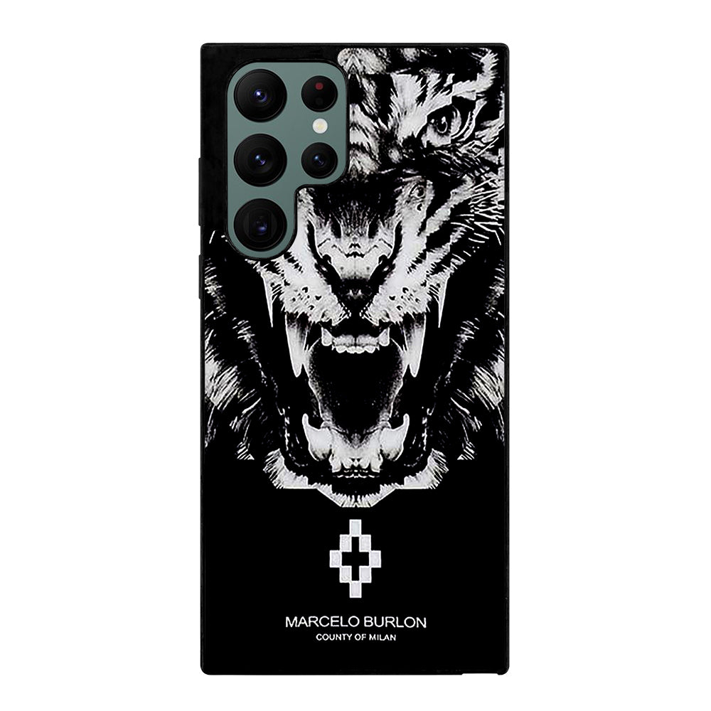 MARCELO BURLON WHITE LION Samsung Galaxy S22 Ultra Case Cover
