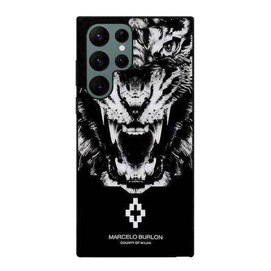MARCELO BURLON WHITE LION Samsung Galaxy S22 Ultra Case Cover