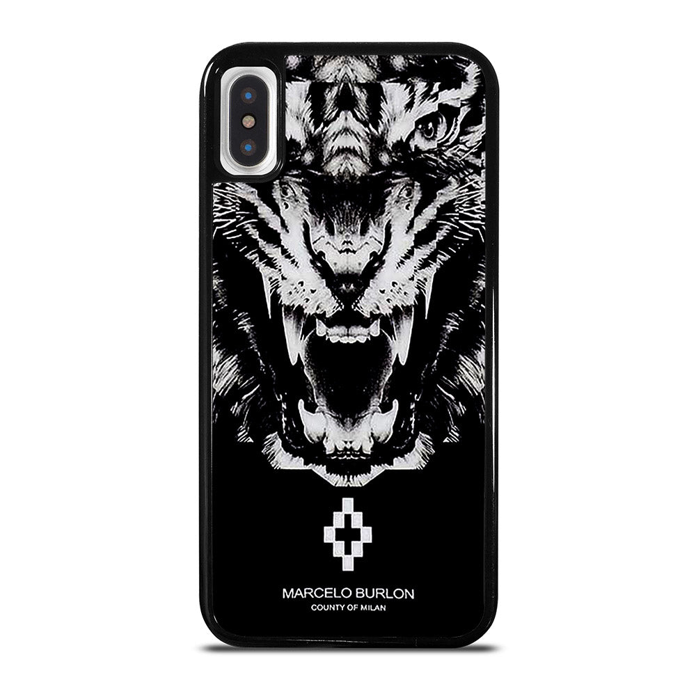 MARCELO BURLON WHITE LION iPhone X / XS Case Cover