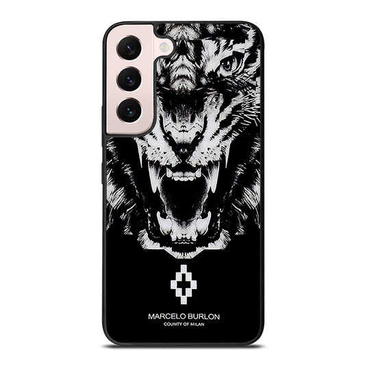 MARCELO BURLON WHITE LION Samsung Galaxy S22 Plus Case Cover