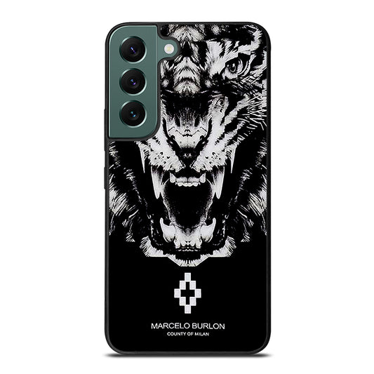 MARCELO BURLON WHITE LION Samsung Galaxy S22 Case Cover