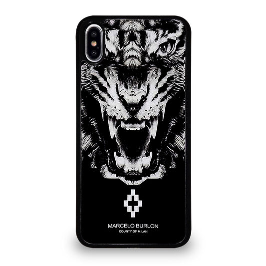 MARCELO BURLON WHITE LION iPhone XS Max Case Cover