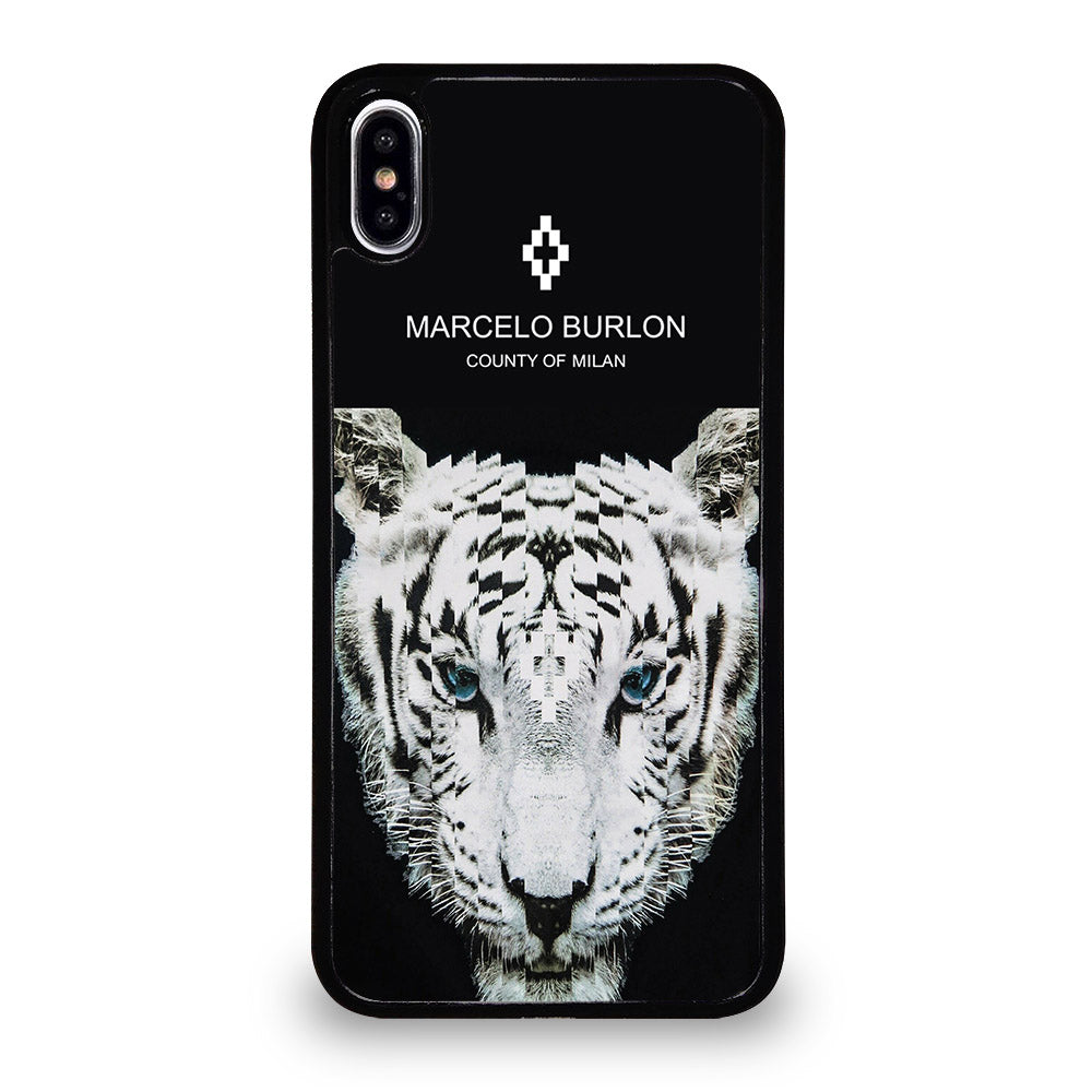MARCELO BURLON WHITE TIGER iPhone XS Max Case Cover
