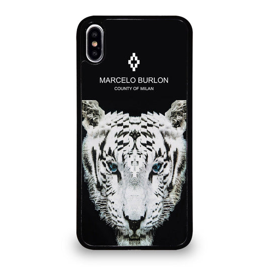 MARCELO BURLON WHITE TIGER iPhone XS Max Case Cover