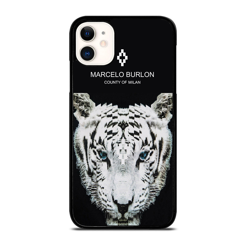 MARCELO BURLON WHITE TIGER iPhone 11 Case Cover