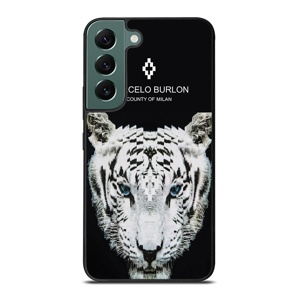 MARCELO BURLON WHITE TIGER Samsung Galaxy S22 Case Cover