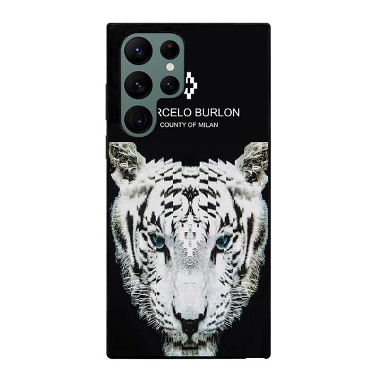 MARCELO BURLON WHITE TIGER Samsung Galaxy S22 Ultra Case Cover
