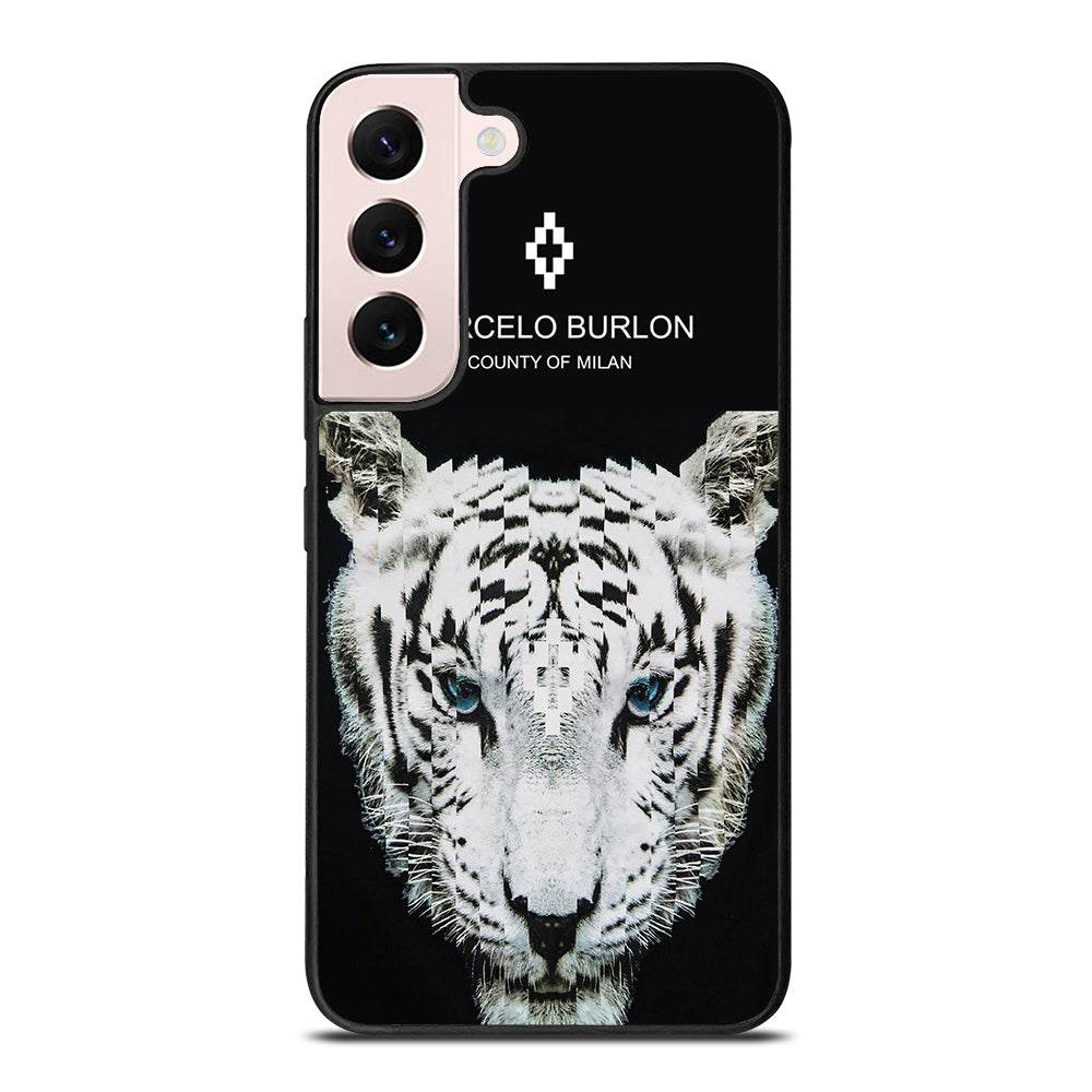 MARCELO BURLON WHITE TIGER Samsung Galaxy S22 Plus Case Cover