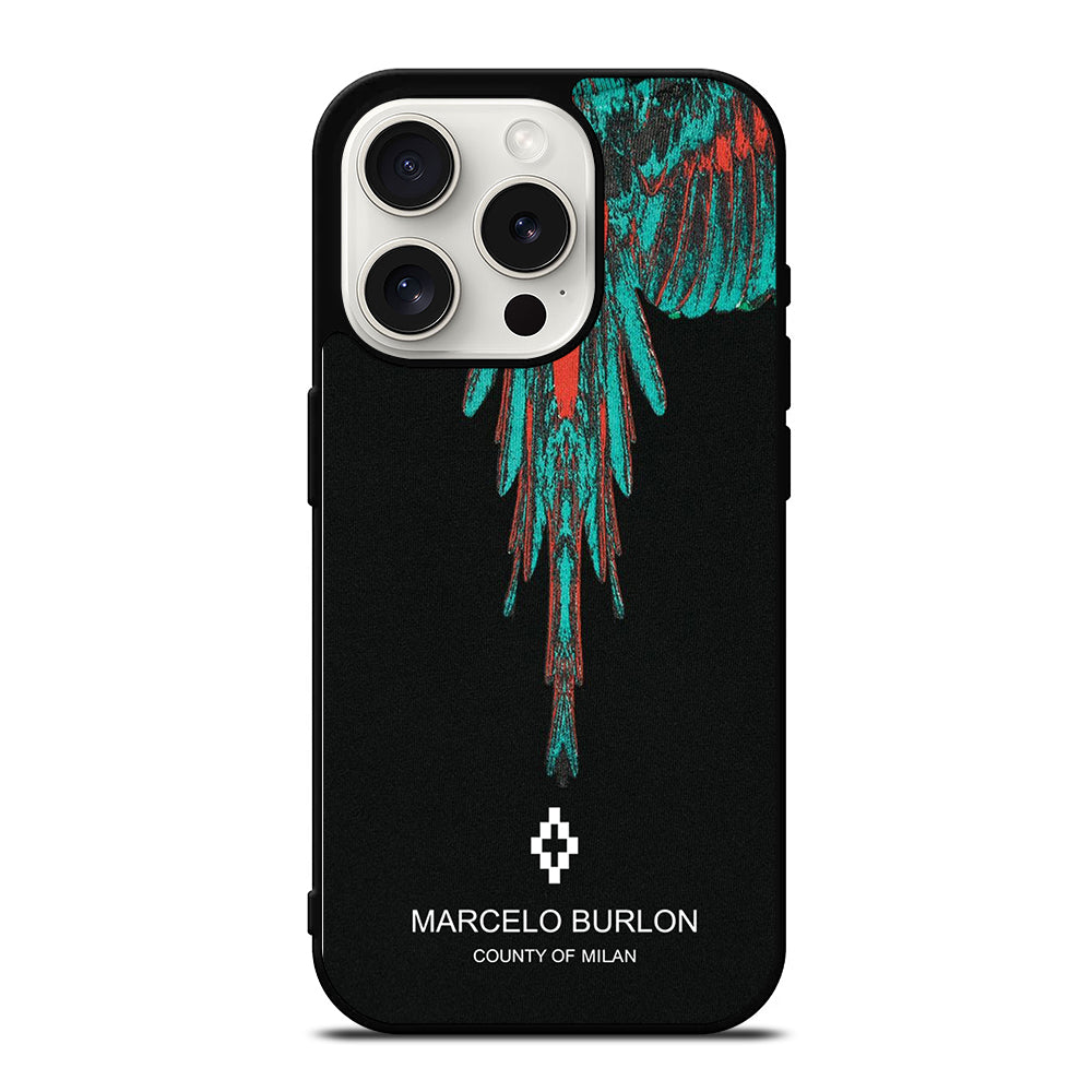 MARCELO BURLON BIRD 2 iPhone 15 Pro Case Cover