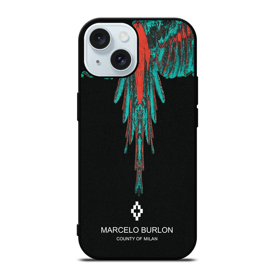 MARCELO BURLON BIRD 2 iPhone 15 Case Cover