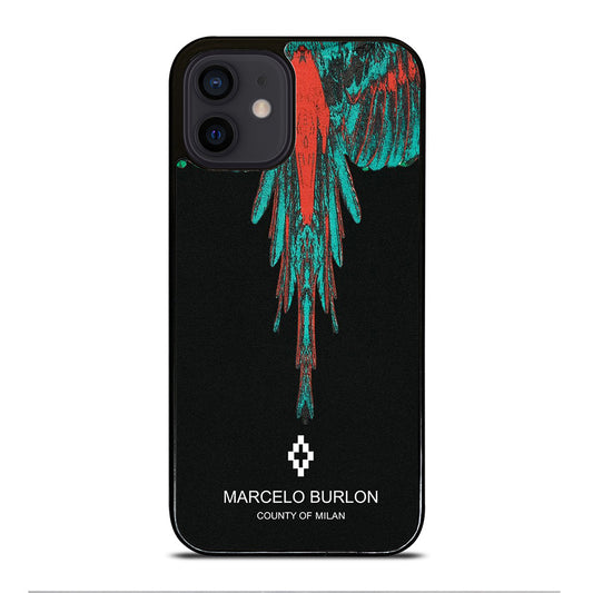 MARCELO BURLON BIRD 2 iPhone 12 Mini Case Cover