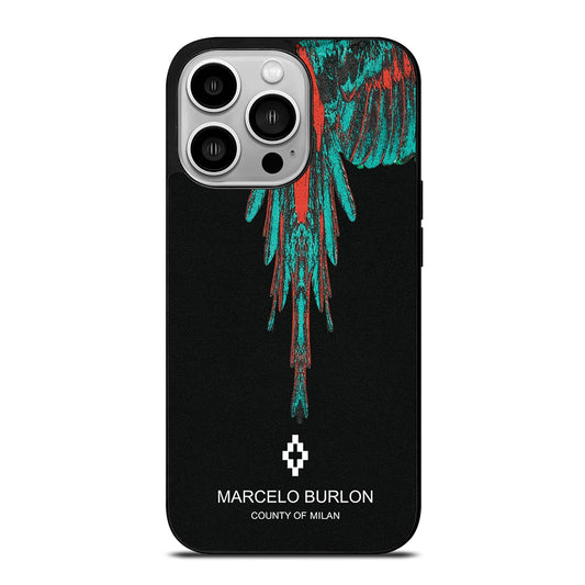MARCELO BURLON BIRD 2 iPhone 14 Pro Case Cover