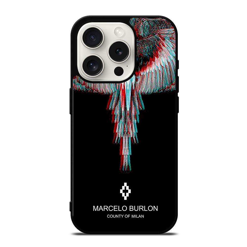 MARCELO BURLON BIRD iPhone 15 Pro Case Cover